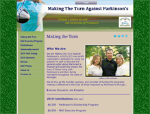 Tablet Screenshot of makingtheturngolf.com